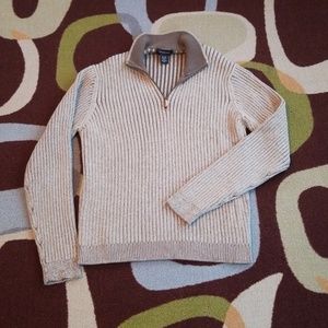 CK Jeans Men's Quarter Zip Dress Knit Sweater